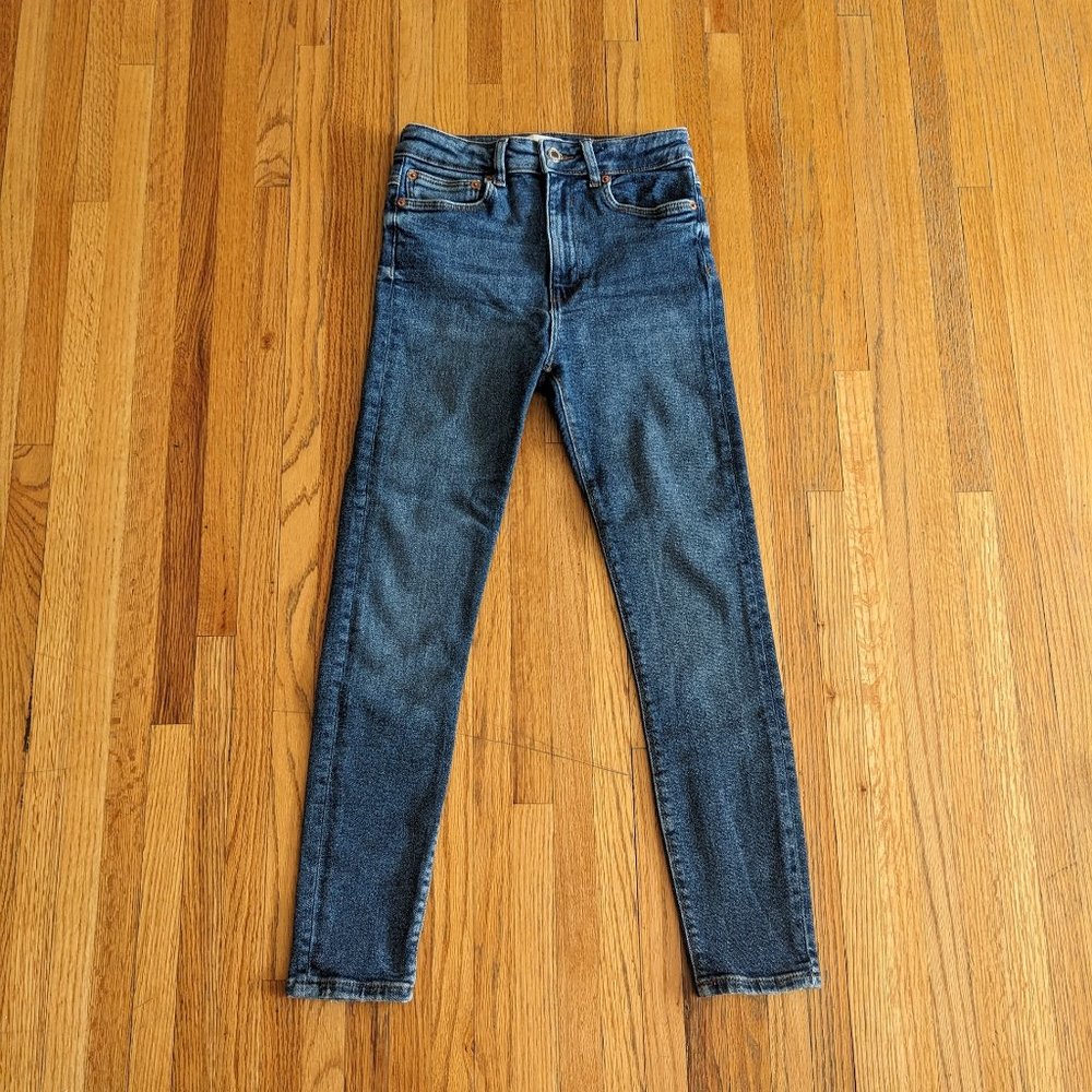 Zara high rise skinny jeans